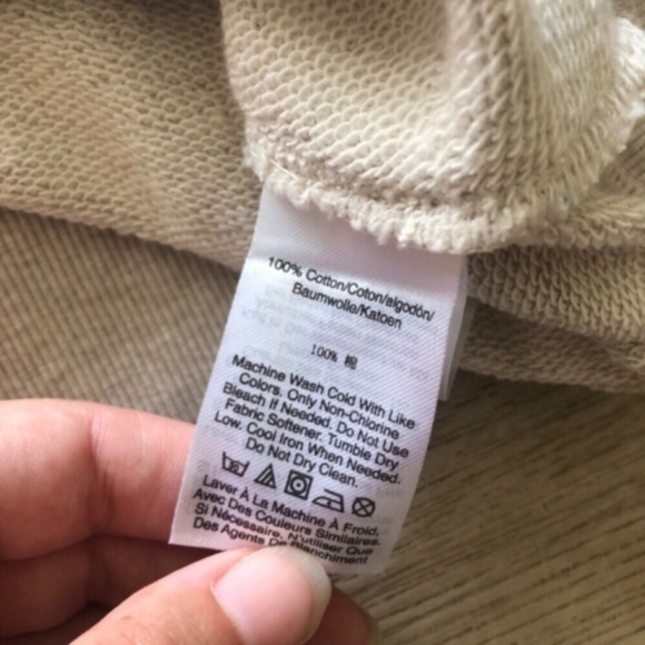 DKNY Beige Crew Neck Top - Picture 7 of 8